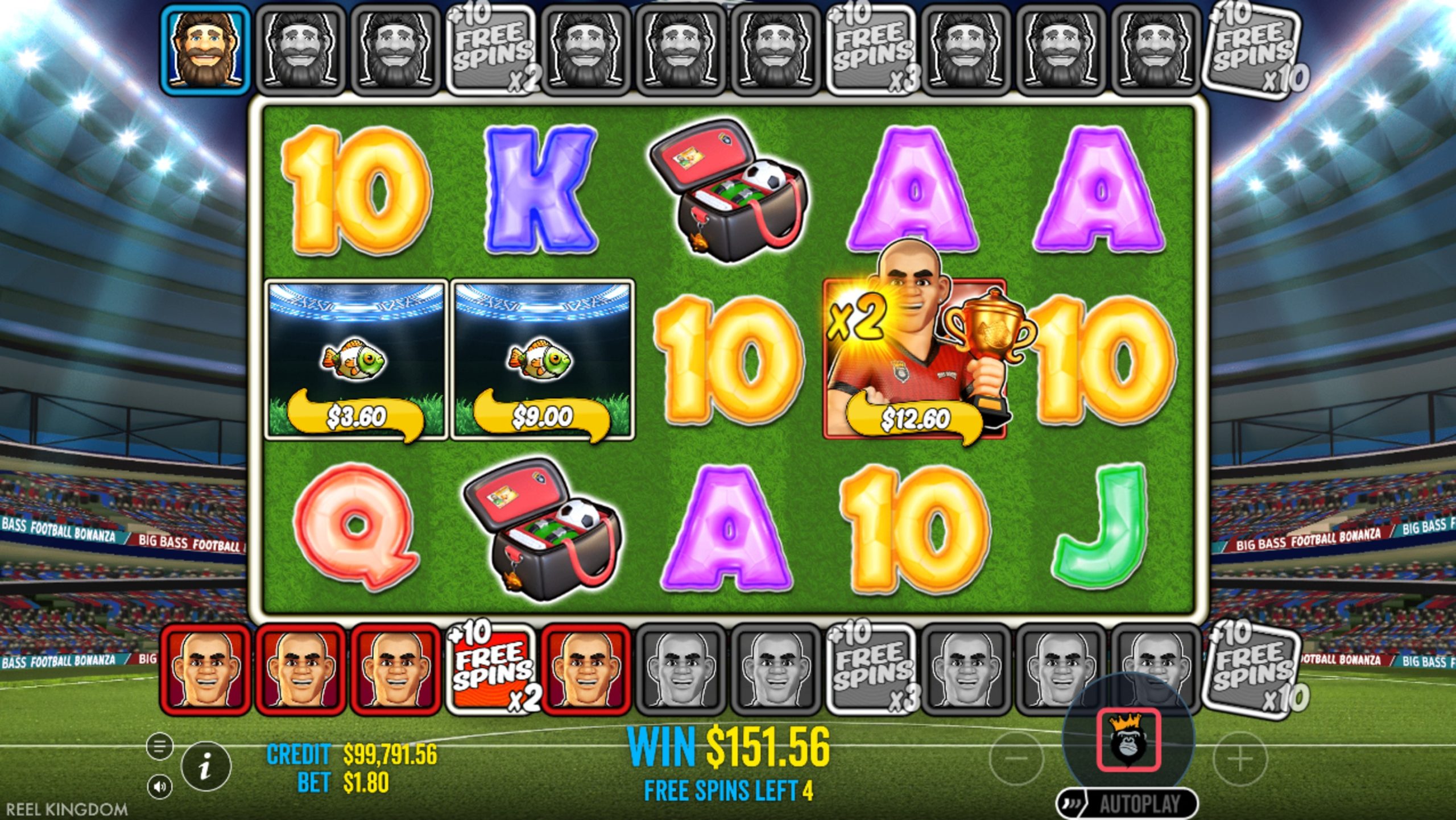 Big Bass Football Bonanza Free Spins Bonus Round